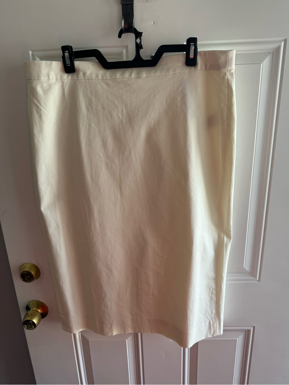 J. Crew Cream Pencil Skirt